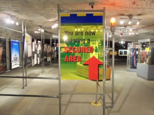 A secured area? Exciting!